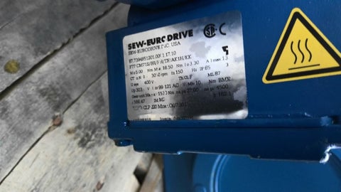 3000 RPM, Sew F77 CM71S/BR/FR/TF/AK1H/KK Gear Motor, 400 Volts - Image 4