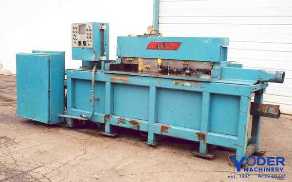 Metalsaw #P506/T2, automatic traversing plate saw, 2" x 60", 72" power Back Gauge, 1984, #17128 - Image 1