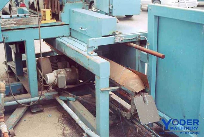 Metalsaw #P506/T2, automatic traversing plate saw, 2" x 60", 72" power Back Gauge, 1984, #17128 - Image 6