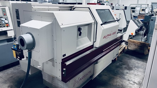 16"/23" x 50" Harrison #Alpha-400S, engine lathe, 10" 3-jaw chuck, 2.1" bore, D1-6, GE Fanuc 21iTA - Image 2
