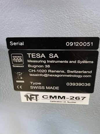 Tesa #Micro-Hite-3D, coordinate measuring machine, 18" X, 22" Y, 17" Z - Image 9
