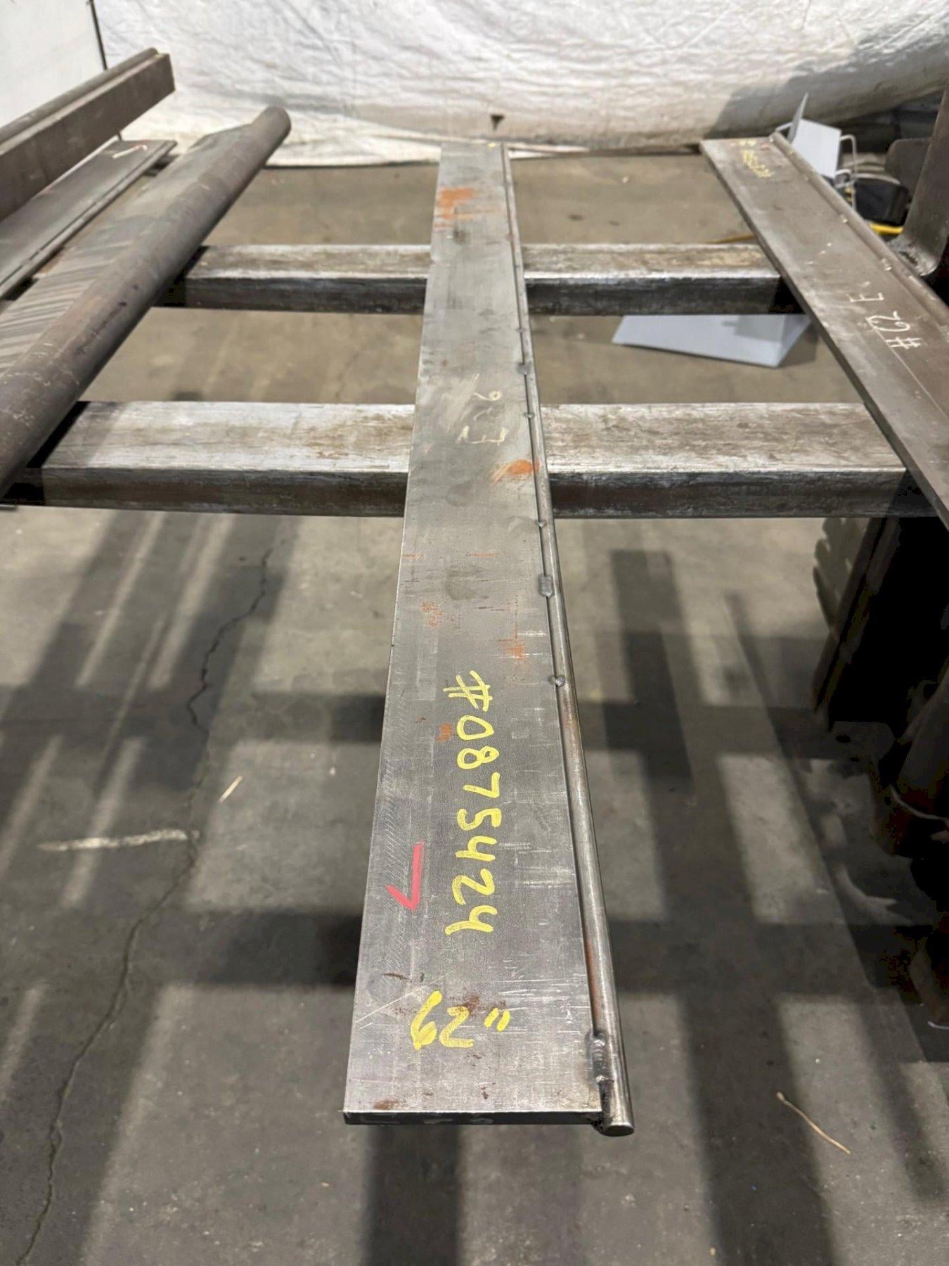 62" L x 4-1/2" - 1/2" H Press Brake Radius Die, 1/2" tang - Image 2