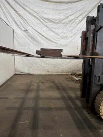 144" L V-die Acute 45 Female Press Brake Die, 1/2" width, 3/8" depth, 1/2" tang - Image 1
