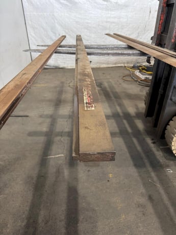 144" L V-die Acute 45 Female Press Brake Die, 1/2" width, 3/8" depth, 1/2" tang - Image 2