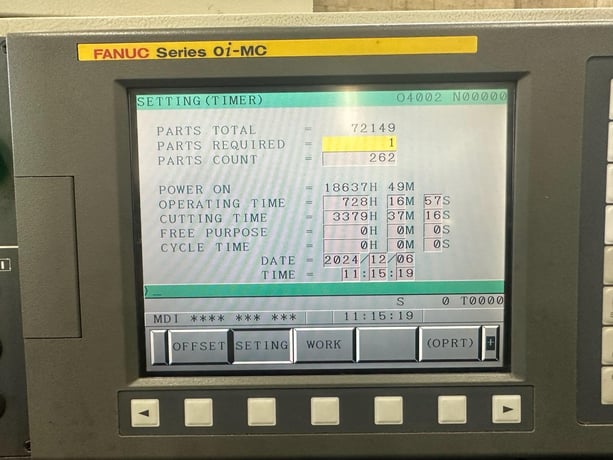 Hardinge, Bridgeport #VMC-1000P3, CNC vertical machining center, 40" X, 20" Y, 20" Z, 44" x20" tbl., #40 - Image 4