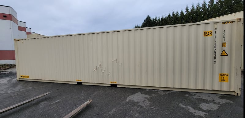 40' High cube double door container, #TDSU8025309, new / one trip - Image 2