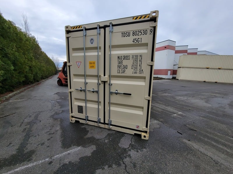 40' High cube double door container, #TDSU8025309, new / one trip - Image 9