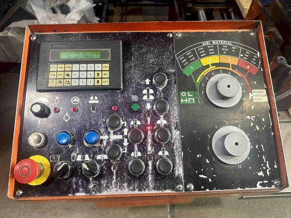 12" x 14" Cosen #C-300NC, automatic horizontal band saw, Taian PLC, 12" round, 5 HP, 328 FPM, 2010 - Image 3