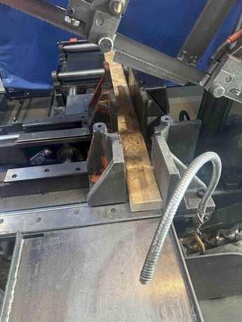 12" x 14" Cosen #C-300NC, automatic horizontal band saw, Taian PLC, 12" round, 5 HP, 328 FPM, 2010 - Image 6