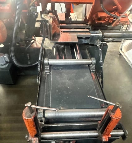 12" x 14" Cosen #C-300NC, automatic horizontal band saw, Taian PLC, 12" round, 5 HP, 328 FPM, 2010 - Image 8