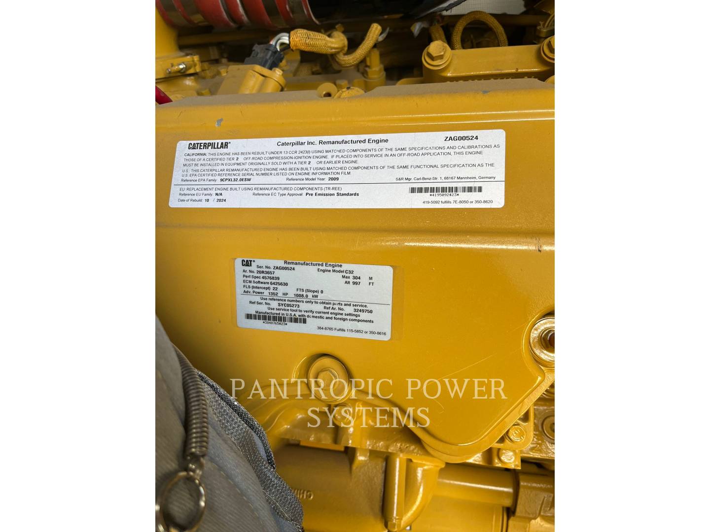 910 KW Cat Caterpillar 1000, Mobile Generator Set, Diesel, 1800 RPM, 480V, 2024 - Image 6