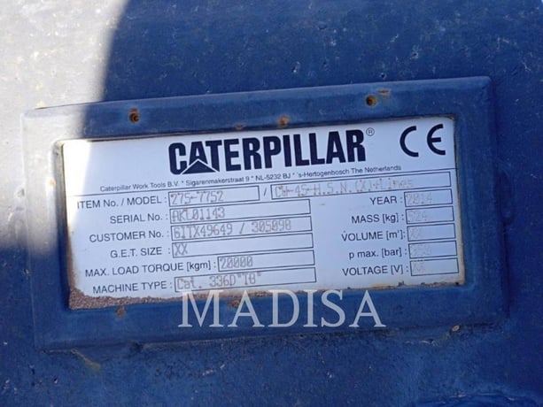 Caterpillar Work Tools (Serialized) 255-7552, Quick Coupler, S/N: M23948, 2016 - Image 3