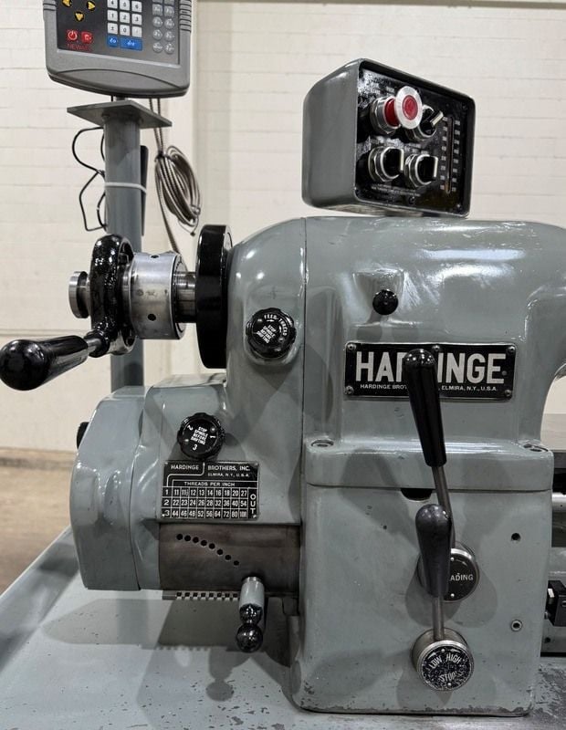 11" x 18" Hardinge #HLV-H, precision lathe, inch thread, taper, 5C collet, compound cross, 1993 - Image 7