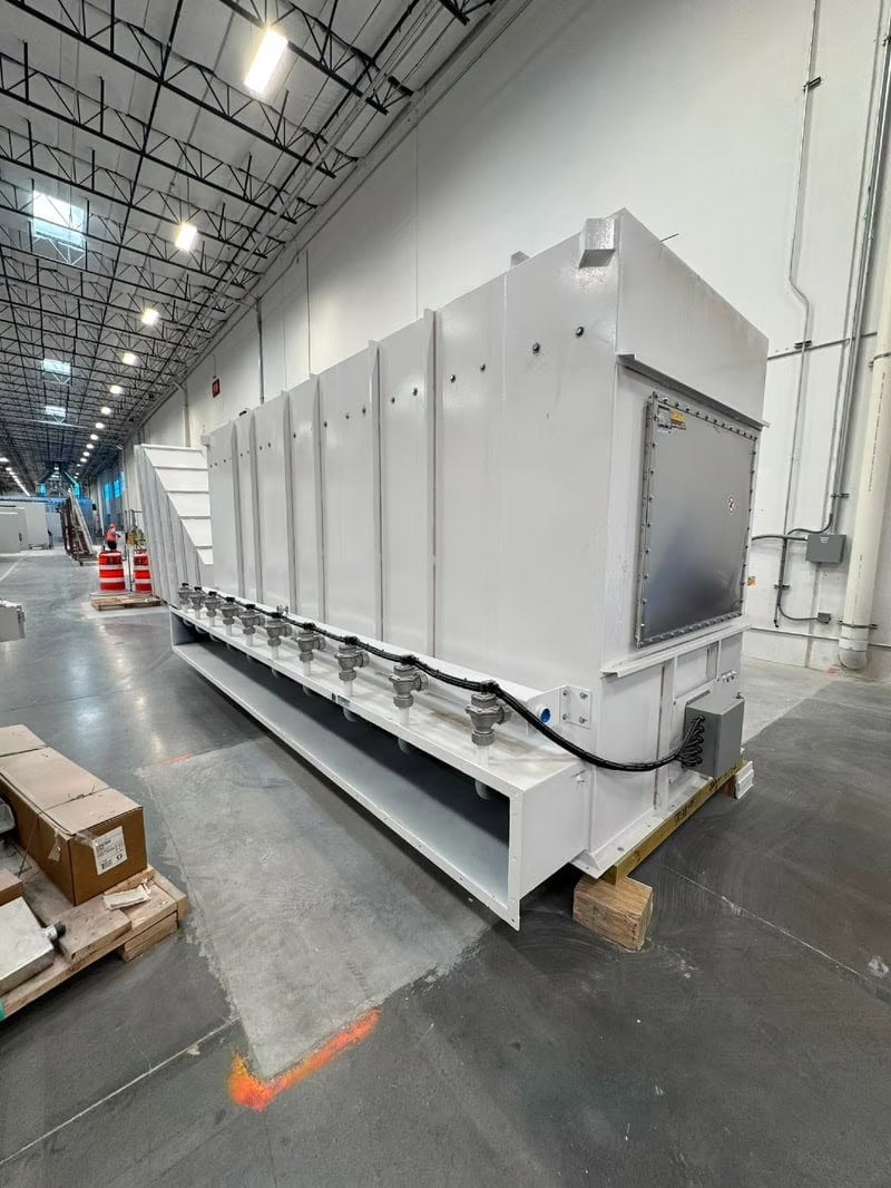 20000 cfm @ 30" S.P. Hastings dust collector, 125 HP, never installed, 2023 - Image 4