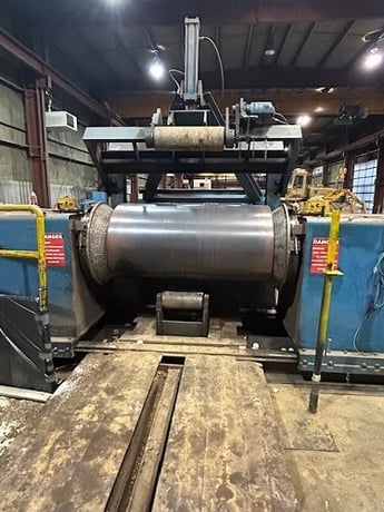 72" x .375" Cauffiel / McKay, Cut-To-Length line, 50000 lb., L to R, closed loop hydraulic system - Image 4