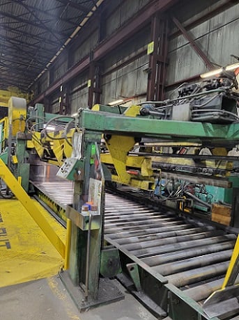 72" x .25" Paxson, Cut-To-Length line, 2 levelers, 50000 lb., 150 FPM, complete line - Image 3
