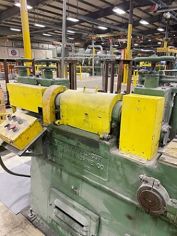 1/4" Lewis #4F, straight & cut machine with 12' rack, 200 FPM - Image 1
