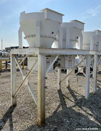 Tecnetics Industries #E12 F-2910 Tecweigh Dual Volumetric Feeder System with Hoppers. Includes (2) Tecweigh - Image 2
