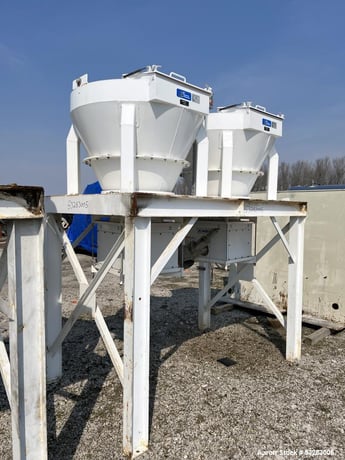 Tecnetics Industries #E12 F-2910 Tecweigh Dual Volumetric Feeder System with Hoppers. Includes (2) Tecweigh - Image 4