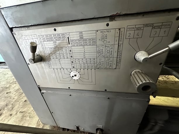 24" x 120" Polamco #TUR-63, engine lathe, 18-1800 RPM, 3.5" spindle hole,Steady Rest, (2)chucks,tailstock - Image 7
