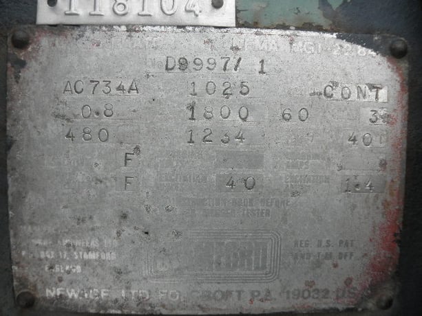 900 KW, 1800 RPM, Stamford, Generator End, 480 Volts, 3 phase, 1125 kVA - Image 8