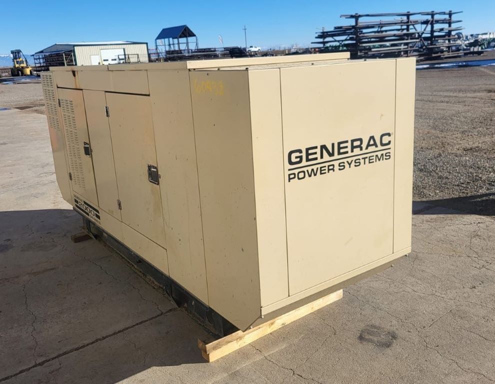 70 KW Generac #2970030100, Natural Gas Generator, 120/240 Volts, 1800 RPM, 3 phase, 107 HP, 88 kVA, 16 hours - Image 1