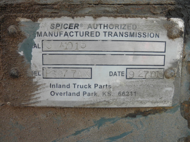 Spicer #PS97-7AX, Transmission, (7 available) speed - Image 5