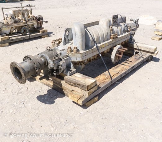 1190 GPM @ 3413' TDH, Byron-Jackson #4x6x9D-DVMX, Centrifugal Pump, Horz., 10-stage, 6" suction, 4" - Image 3