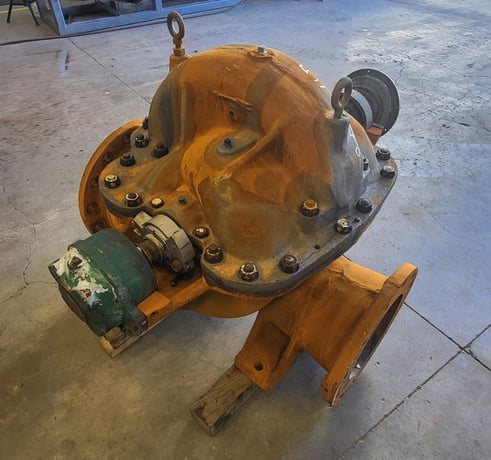 5000 GPM @ 140' TDH, Worthington #12LA-2, Centrifugal Pump, Horz., 1-stage, 14.7" imp., 16" suction, 12" - Image 1