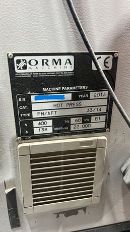 Orma #PM/AFT-33/14, fully automatic membrane p, 2013 - Image 2