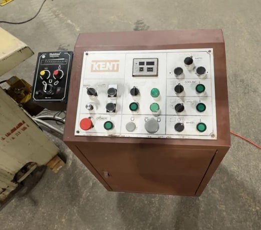 17" x 44" Kent #KGS-410AHD, 12" x 1 1/4" x 5" wheel, power elevation, automatic downfeed increments - Image 2