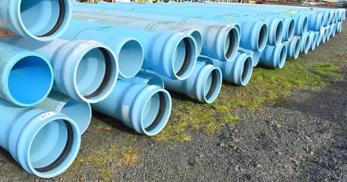 PVC C900 Pipe, 16" - 20', 16 DR 18 EB, MFG. JM Eagle, Blue Brute, 53 pipes available - Image 4