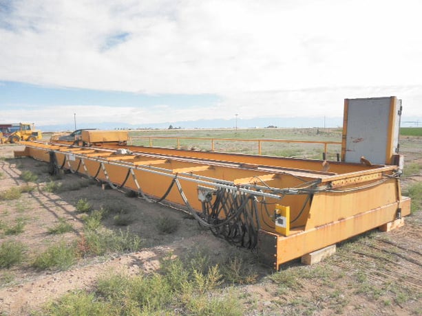 5 Ton, Kavertt, Overhead Bridge Crane, double span, top running, 52' work height, 32/10 FPM, 11/3.7 HP, 440 V - Image 5