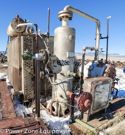 1500 psi Gardner Denver #RL-5DC, Reciprocating Compressor, w/suction scrubber, 11" stroke, 600 psi suction - Image 8