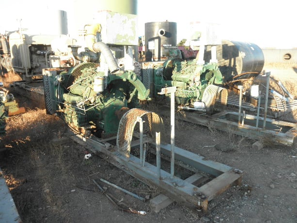 225 psi Joy #125-H, Skid Mounted Compressor, 1160 RPM - Image 5
