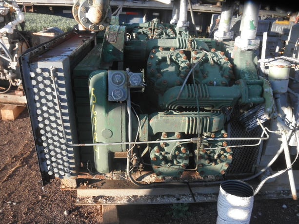 225 psi Joy #125-H, Skid Mounted Compressor, 1160 RPM - Image 6