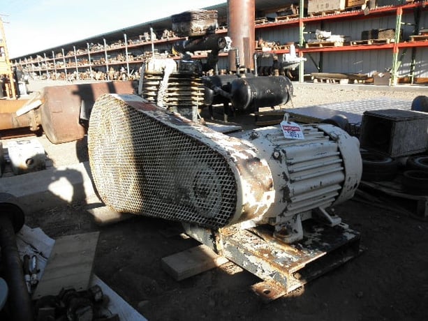 Kellogg #K35, Air Compressor, on skid, 20 HP, 1750 RPM, 208/220/440 V - Image 6
