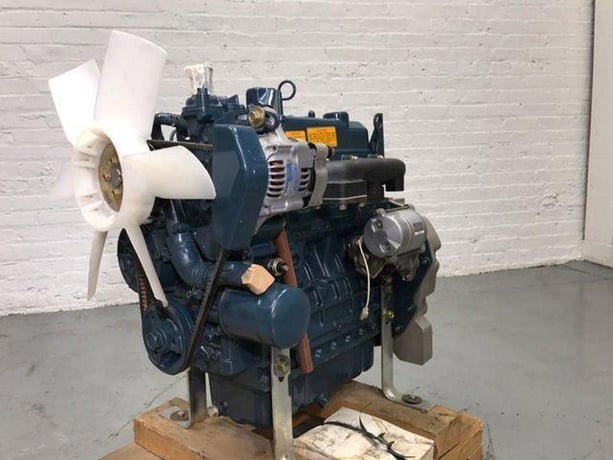 Kubota V1903, Complete Diesel Engine, Rebuilt - Image 1