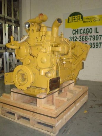 220 HP Caterpillar 3306DI, Complete Diesel Engine, Used - Image 1