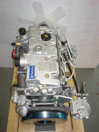 50 HP Caterpillar 3024C, Complete Diesel Engine, Rebuilt - Image 1