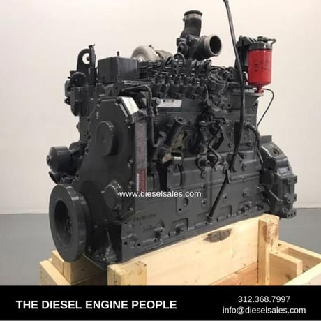 230 HP Cummins 6BT, Complete Diesel Truck Engine, Rebuilt - Image 1