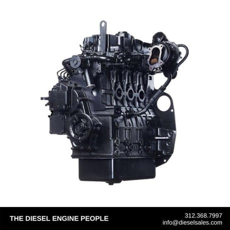 Perkins 1004.4, Complete Diesel Engine, Rebuilt - Image 1