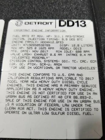 525 HP Detroit DD13, Complete Diesel Truck Engine, New - Image 4