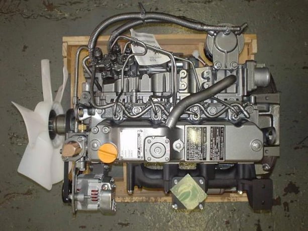 47.5 HP Yanmar 4TNV88-BGGE, Complete Diesel Engine, New - Image 1