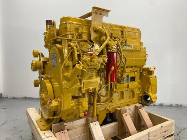 Caterpillar C-12, Complete Diesel Truck Engine, Used - Image 1
