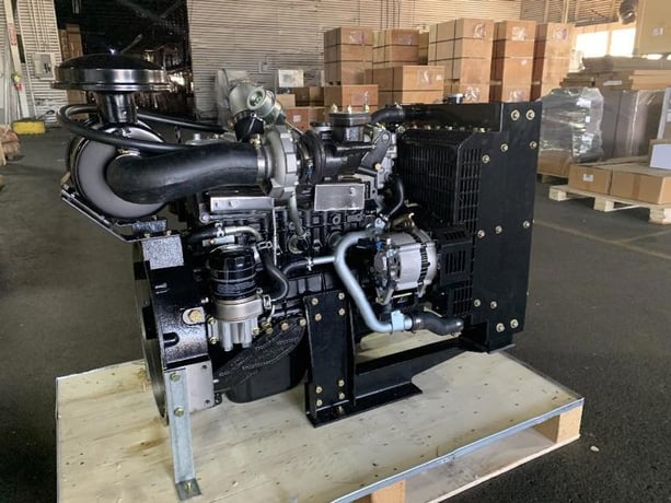84 HP Isuzu 4JB1, Complete Diesel Engine, New - Image 3