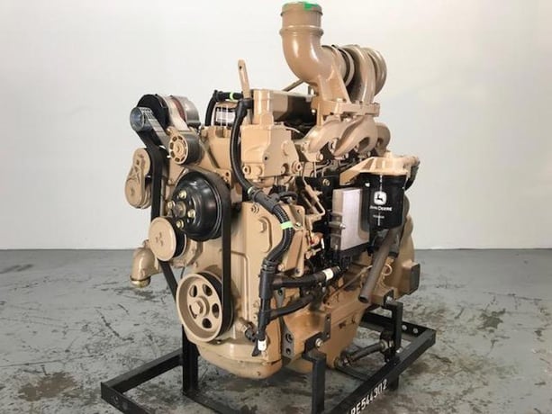 115 HP John Deere 4045HF285, Diesel Long Block Engine, Rebuilt - Image 1