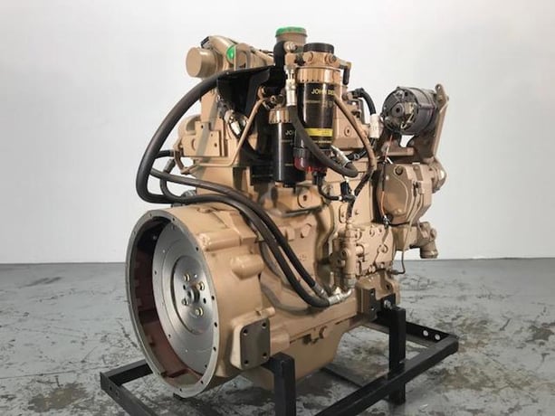 115 HP John Deere 4045HF285, Diesel Long Block Engine, Rebuilt - Image 2