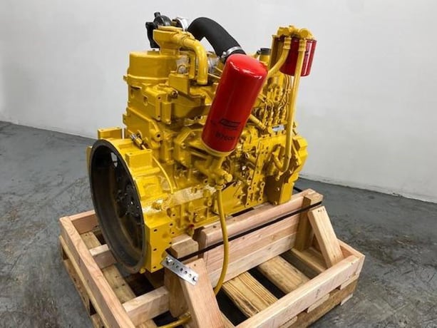 90 HP Caterpillar 3064T, Complete Diesel Engine, Rebuilt - Image 2