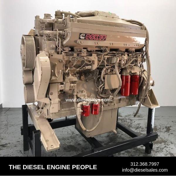 Cummins QSK19, Complete Diesel Engine, Used - Image 2